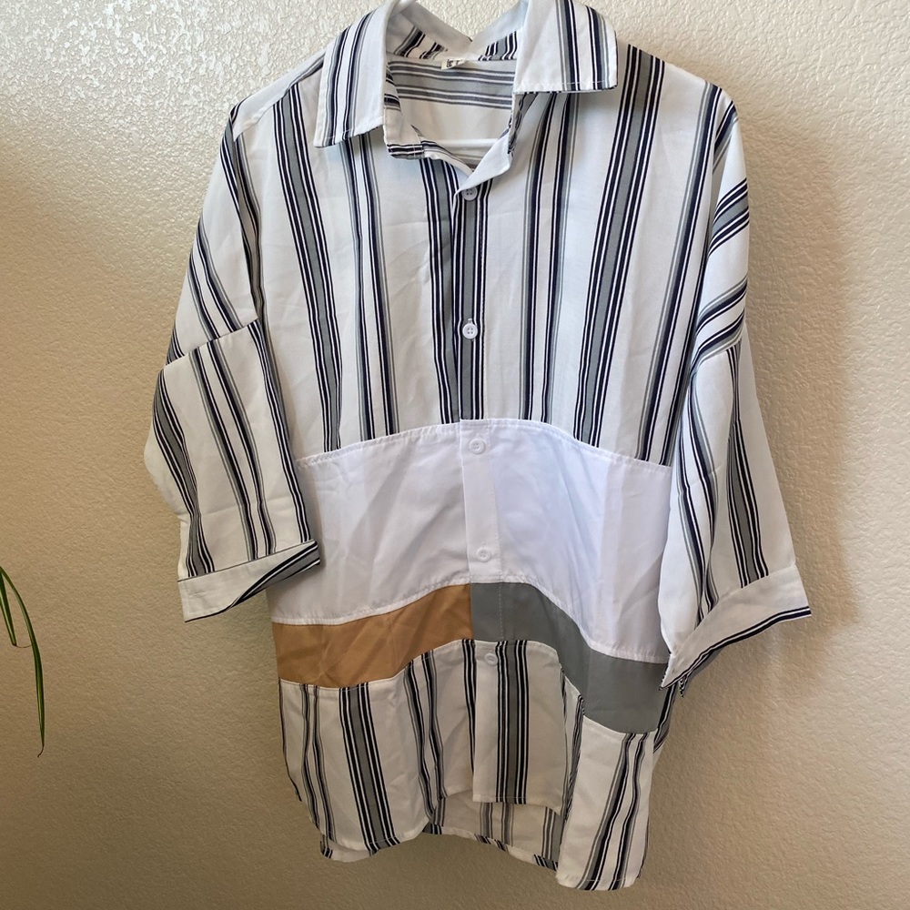 Striped Button up Summer shirt